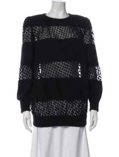 Pre-owned Valentino Vintage 1990's Sweater In Black