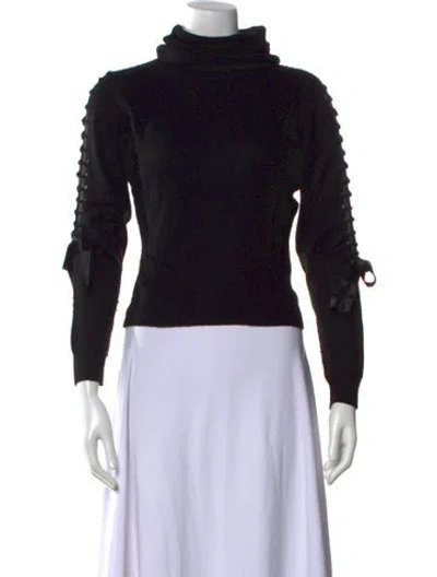 Pre-owned Valentino Vintage 1990's Sweater In Black