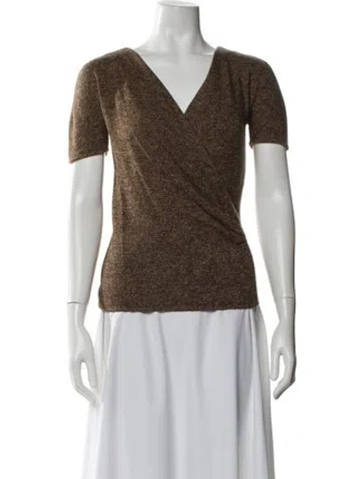Pre-owned Valentino Vintage 1990's Sweater In Brown