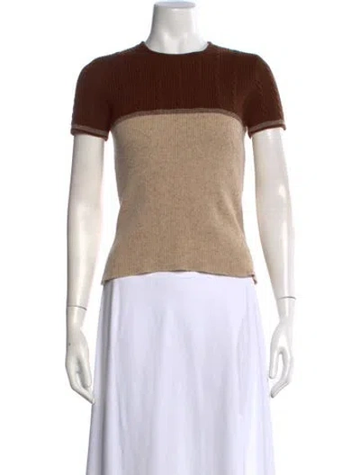 Pre-owned Valentino Vintage 1990's Sweater In Brown