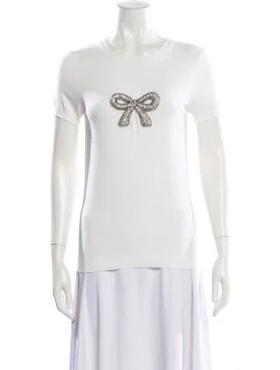 Pre-owned Valentino Vintage 1990's Sweater In White