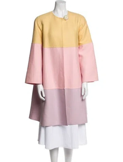 Pre-owned Valentino Vintage 1991 Coat In Multi