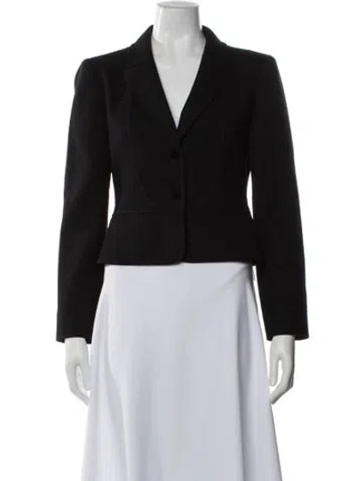 Pre-owned Valentino Vintage 2000's Blazer In Black