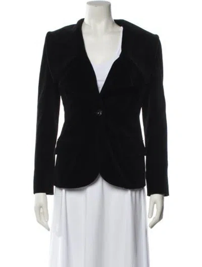 Pre-owned Valentino Vintage 2000's Blazer In Black