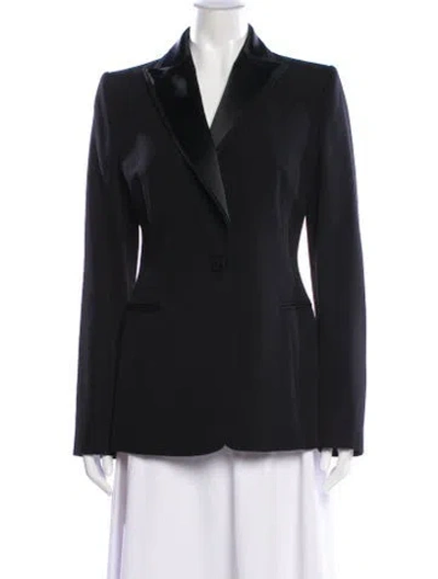 Pre-owned Valentino Vintage 2000's Blazer In Black