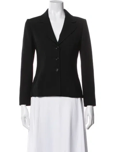 Pre-owned Valentino Vintage 2000's Blazer In Black