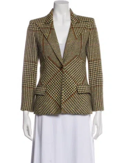Pre-owned Valentino Vintage 2000's Blazer In Brown