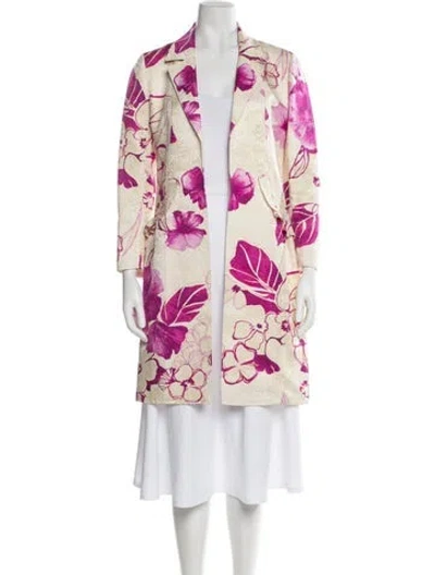 Pre-owned Valentino Vintage 2000's Blazer In Neutral