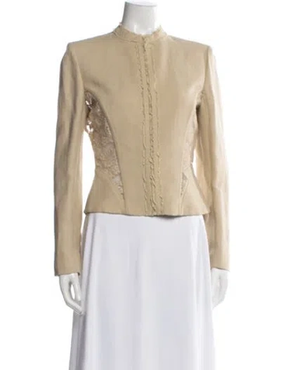 Pre-owned Valentino Vintage 2000's Blazer In Neutrals