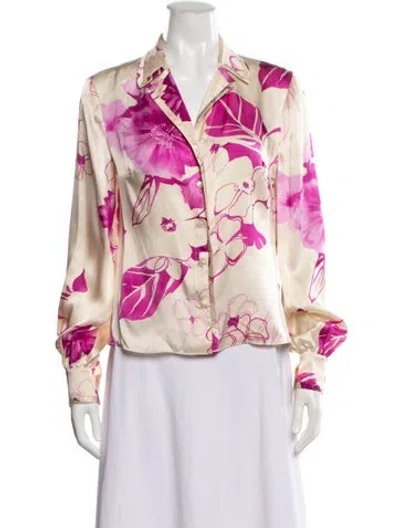 Pre-owned Valentino Vintage 2000's Blouse In Pink