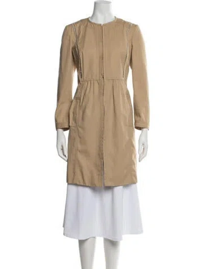 Pre-owned Valentino Vintage 2000's Coat In Neutrals