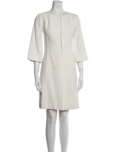 Pre-owned Valentino Vintage 2000's Coat In White
