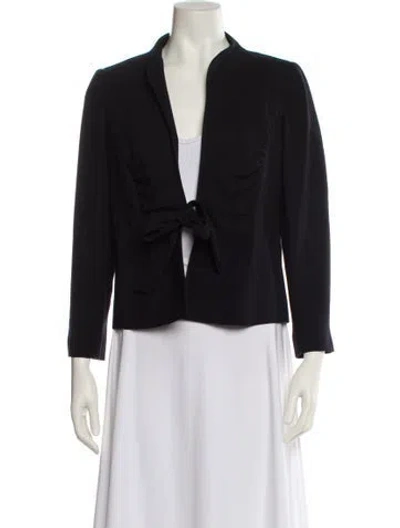 Pre-owned Valentino Vintage 2000's Evening Jacket In Blue
