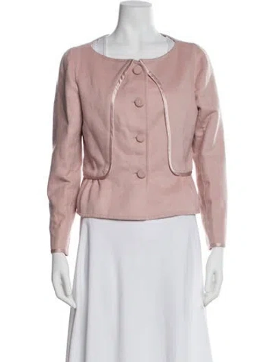 Pre-owned Valentino Vintage 2000's Evening Jacket In Pink