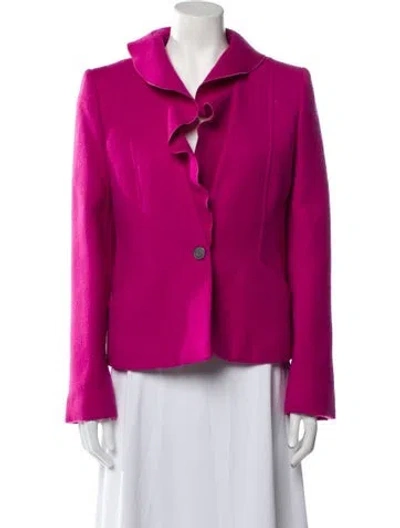 Pre-owned Valentino Vintage 2000's Evening Jacket In Pink