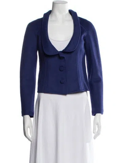 Pre-owned Valentino Vintage 2000's Jacket In Blue