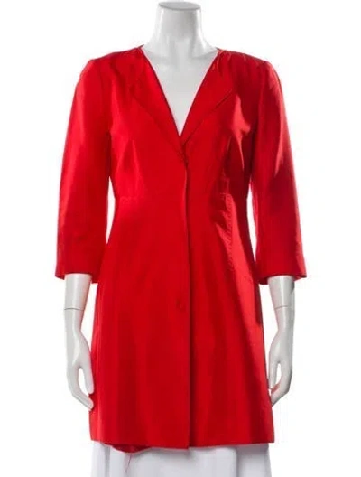 Pre-owned Valentino Vintage 2000's Jacket In Orange