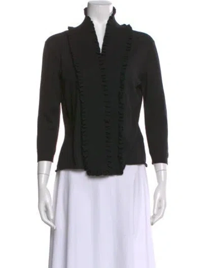 Pre-owned Valentino Vintage 2000's Sweater In Black