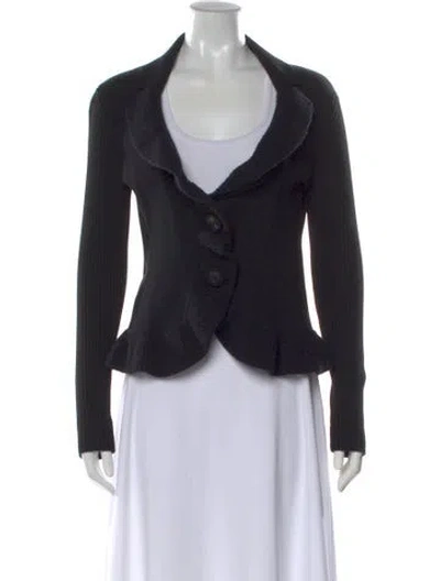 Pre-owned Valentino Vintage 2000's Sweater In Black