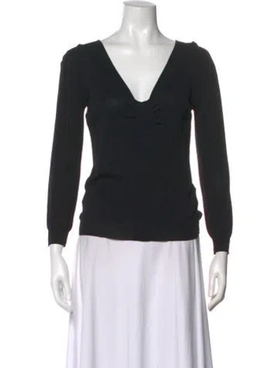 Pre-owned Valentino Vintage 2000's Sweater In Black