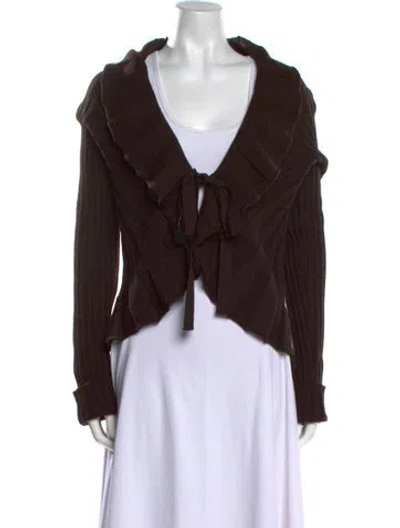 Pre-owned Valentino Vintage 2000's Sweater In Brown