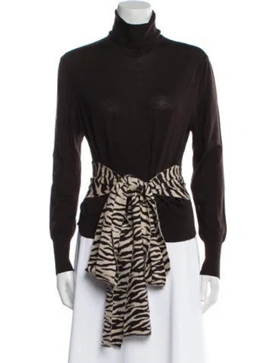 Pre-owned Valentino Vintage 2000's Sweater In Brown