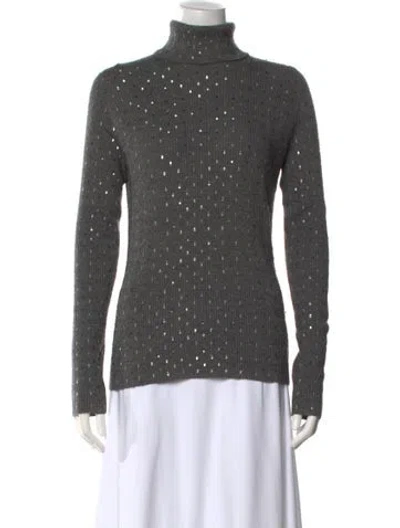 Pre-owned Valentino Vintage 2000's Sweater In Gray