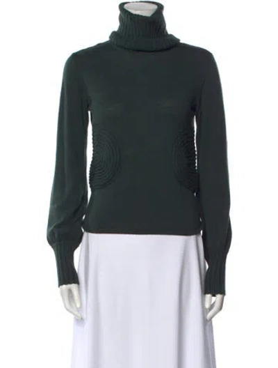 Pre-owned Valentino Vintage 2000's Sweater In Green