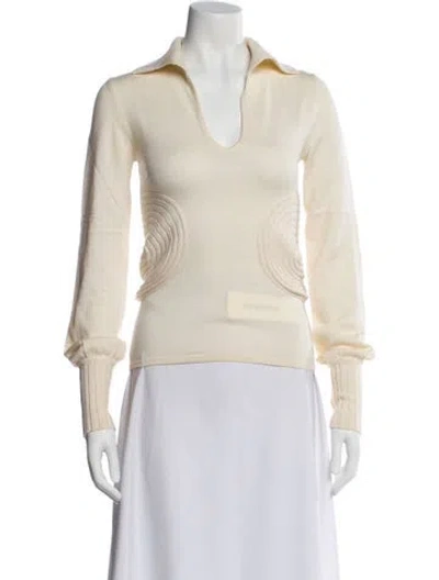 Pre-owned Valentino Vintage 2000's Sweater In Neutral