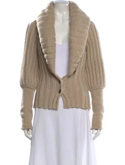 Pre-owned Valentino Vintage 2000's Sweater In Neutral