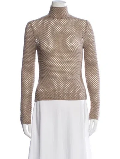 Pre-owned Valentino Vintage 2000's Sweater W/ Tags In Neutrals