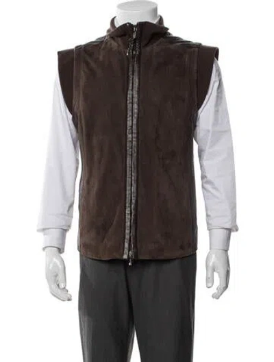 Pre-owned Valentino Vintage 2000's Vest In Brown
