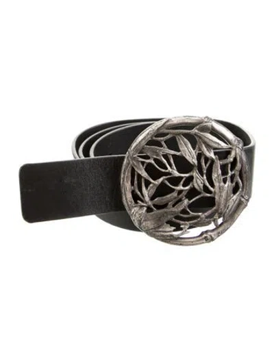 Pre-owned Valentino Garavani Vintage 2000's Waist Belt In Black