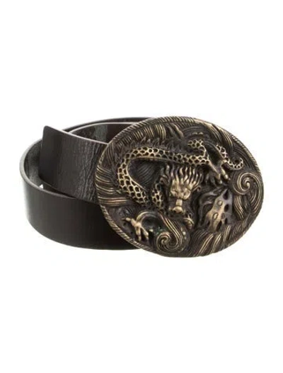 Pre-owned Valentino Garavani Vintage 2000's Waist Belt In Black