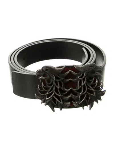 Pre-owned Valentino Garavani Vintage 2000's Waist Belt In Black