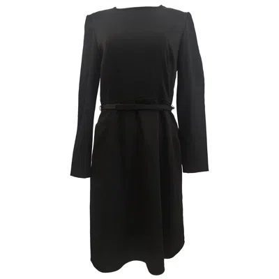 Pre-owned Valentino Vintage Black Dress Size 44 Circa 1990s Women's Evening Gown
