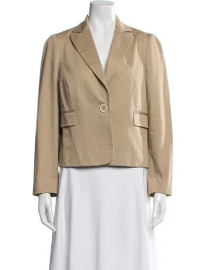 Pre-owned Valentino Vintage Blazer In Brown