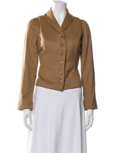 Pre-owned Valentino Vintage Boutique Blazer In Neutral