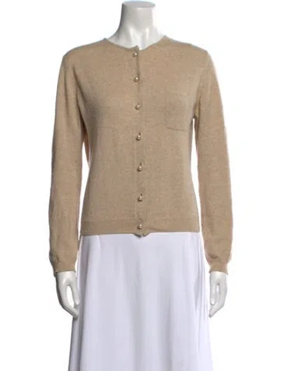 Pre-owned Valentino Vintage Cashmere Sweater In Neutral