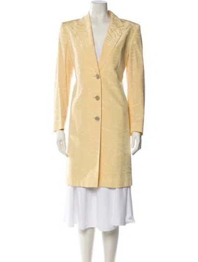 Pre-owned Valentino Vintage Coat In Neutral