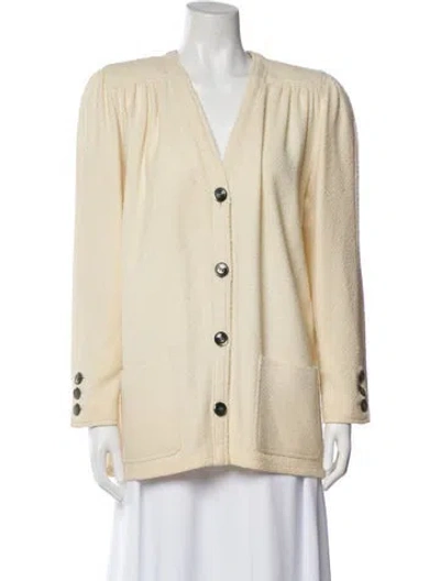 Pre-owned Valentino Vintage Evening Jacket In Neutral