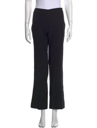 Pre-owned Valentino Vintage Flared Pants In Black