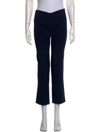 Pre-owned Valentino Vintage Flared Pants In Black