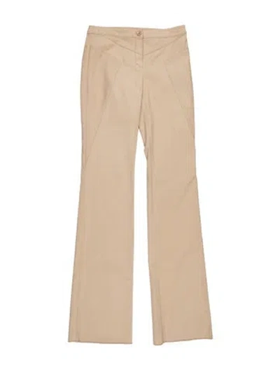 Pre-owned Valentino Vintage Flared Pants In Neutrals