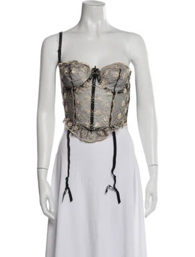 Pre-owned Valentino Vintage Floral Print Nightgown In Multicolor