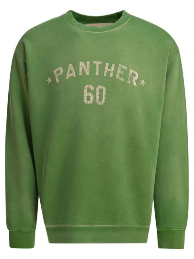 VALENTINO VALENTINO VINTAGE-INSPIRED GREEN COTTON SWEATSHIRT