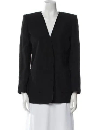 Pre-owned Valentino Vintage Jacket In Gray