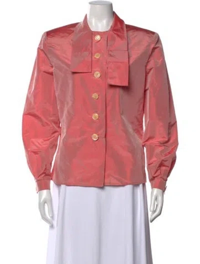 Pre-owned Valentino Vintage Late 1980's - Early 1990's Blouse In Pink