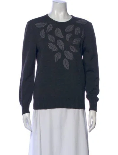 Pre-owned Valentino Vintage Late 1980's - Early 1990's Sweater In Blue