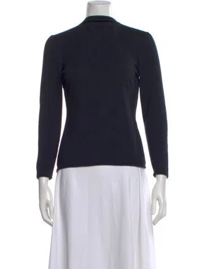 Pre-owned Valentino Vintage Late 1980's - Early 1990's Top In Black